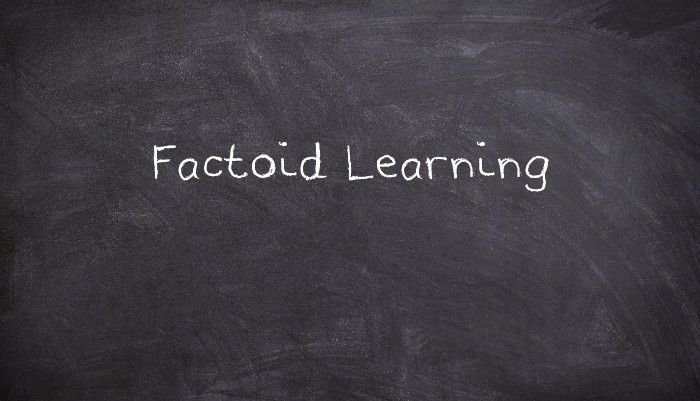 Factoid Learning