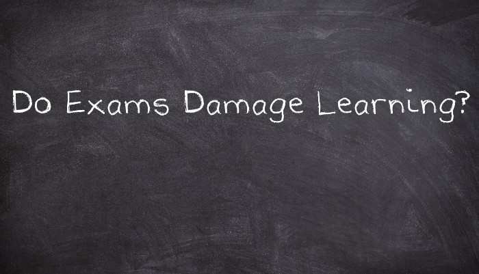 Do Exams Damage Learning?