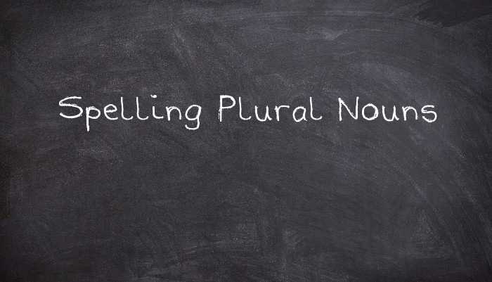 Spelling Plural Nouns